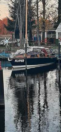 Jacht drewniany typu Necko polski 1971r