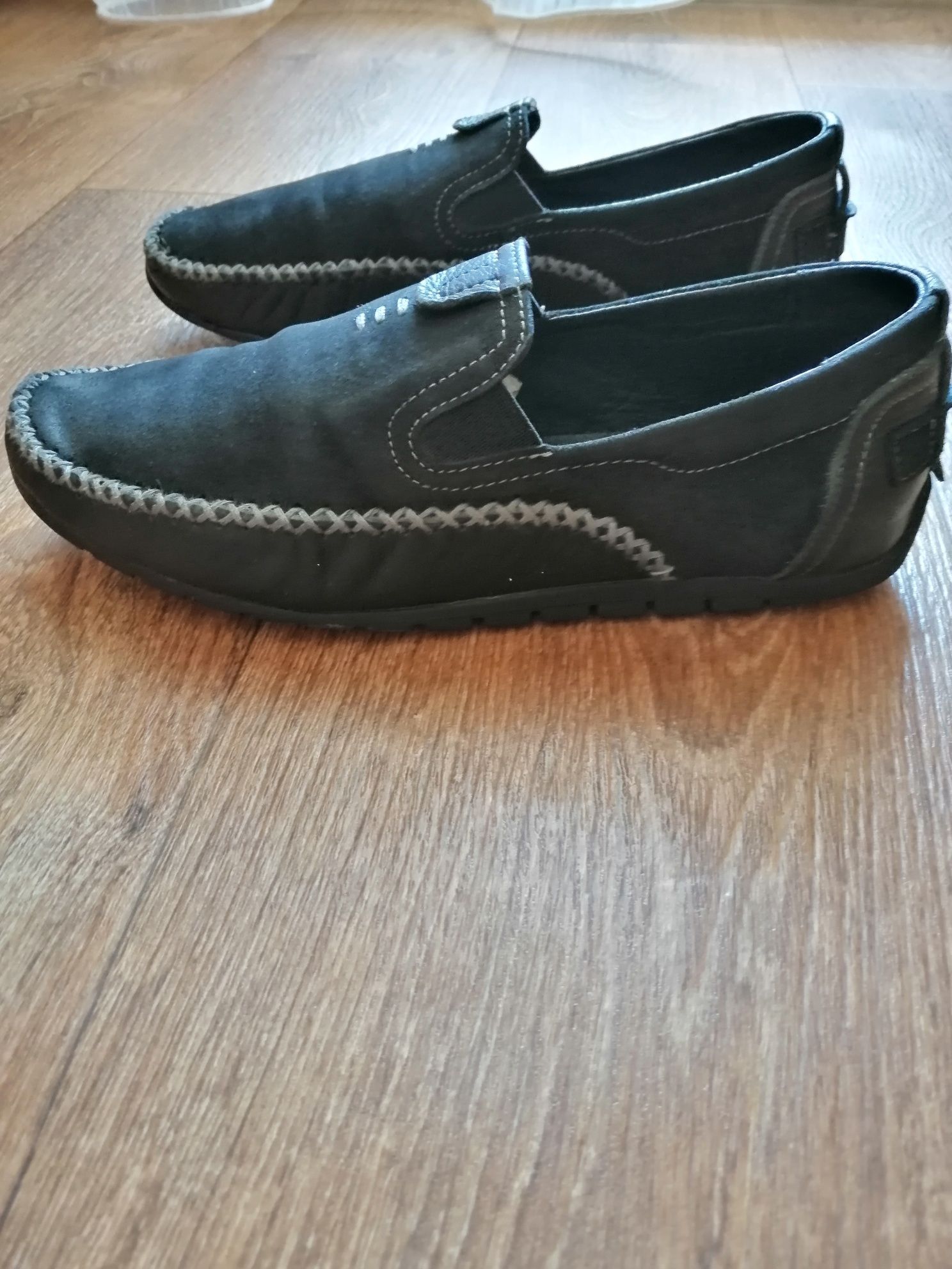 Мокассины кожаные на парня