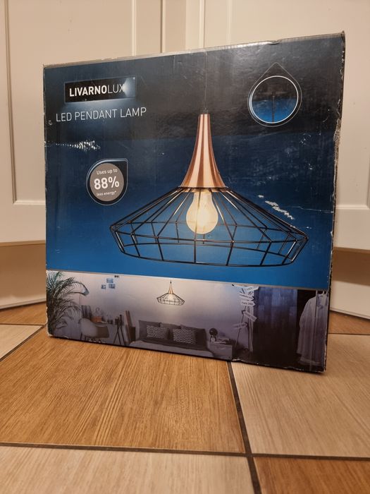 Wisząca lampa retro Livarno nowa