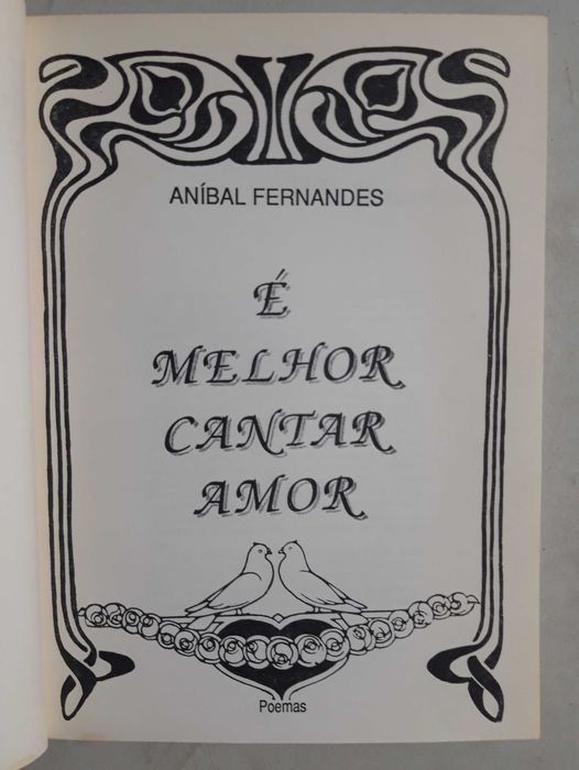 Livro PA-6 - Aníbal Fernandes - É Melhor Cantar Amor