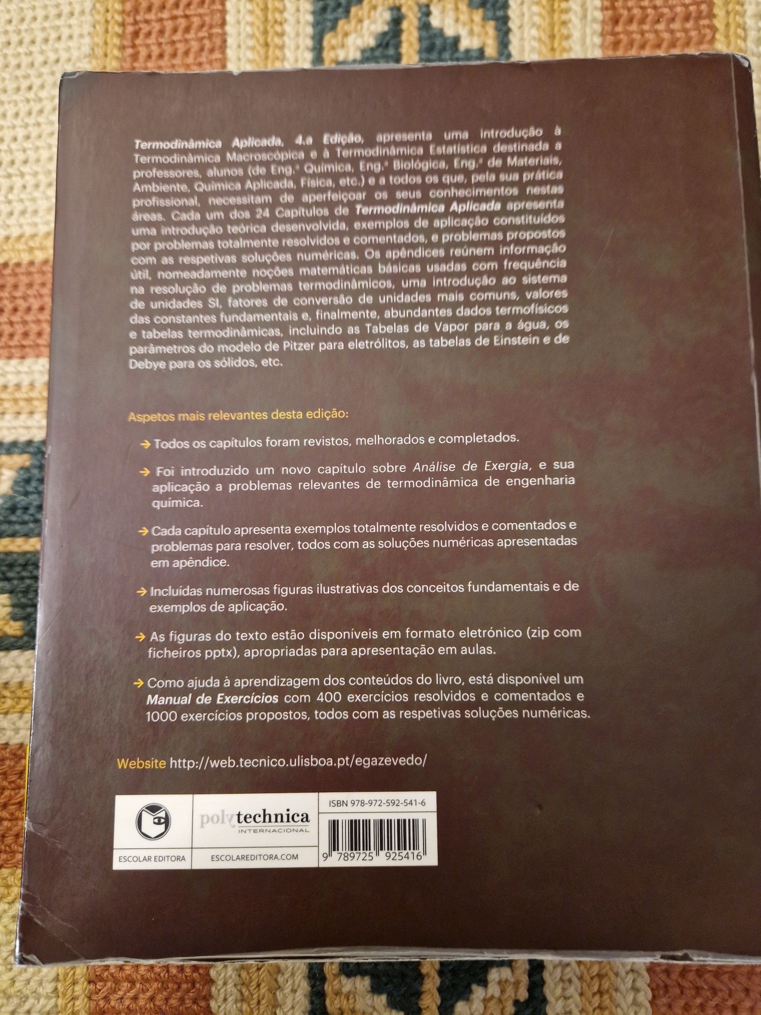 Termodinâmica Aplicada de Edmundo Gomes de Azevedo