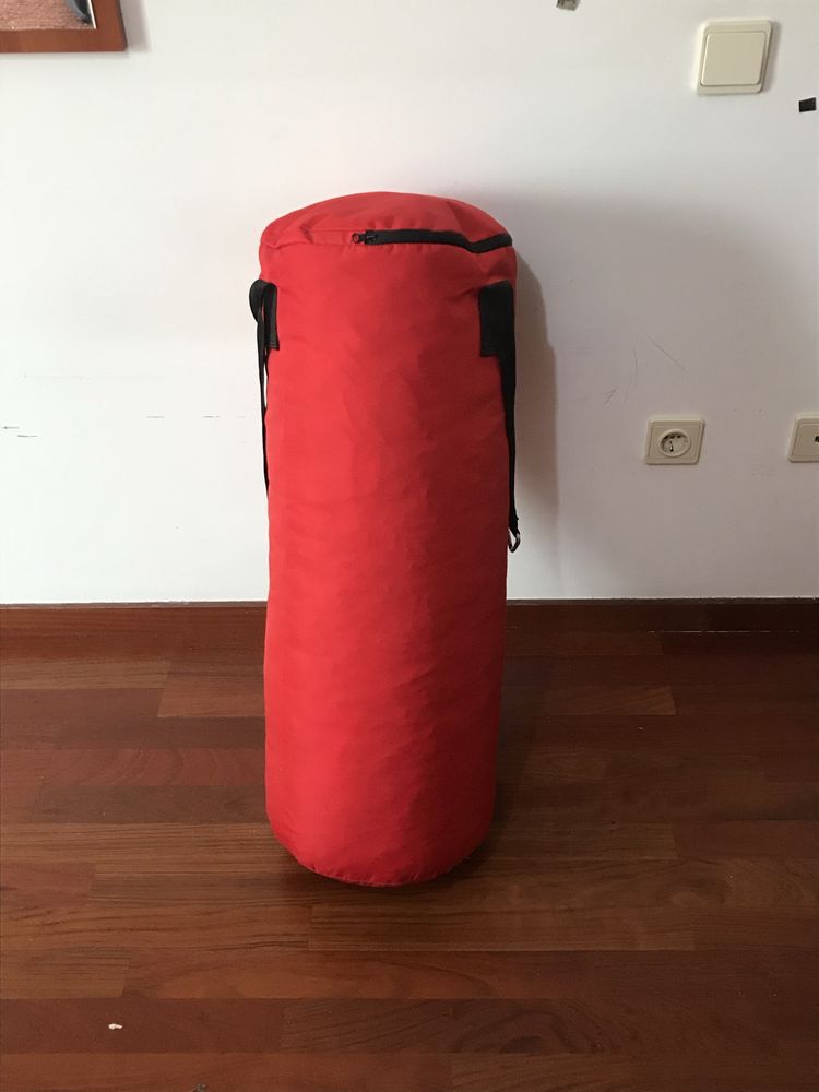 Kit saco de boxe e luva