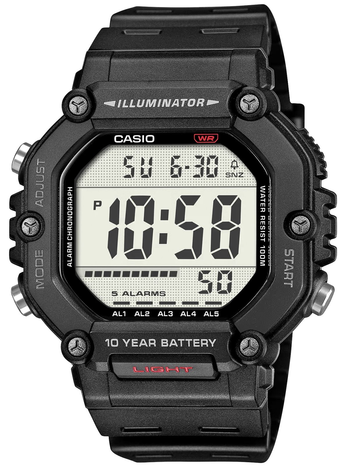 zegarek męski casio ae-1600h-1avdf + box