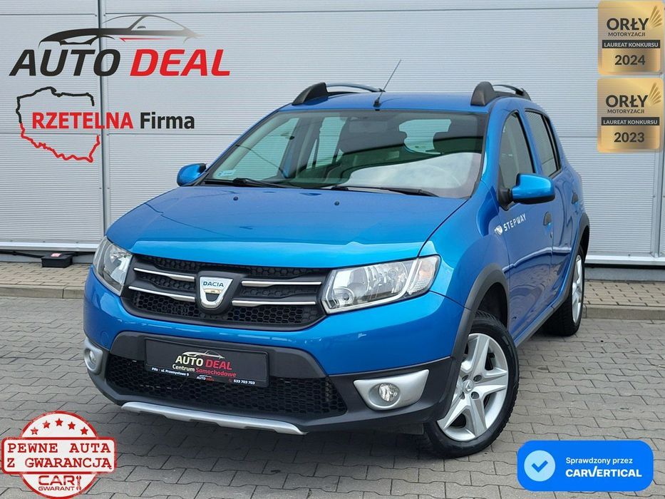 Dacia Sandero Stepway 1.5 d, 90KM, Nawigacja, Klimatyzacja, Elektryka, Auto Komis Piła