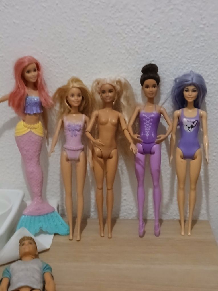 Bonecas barbies e ken e outras