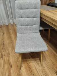Sprzedam 6 Krzeseł + 6 dodatkowych nowych siedzisk-  Otto - Dąb  Szare