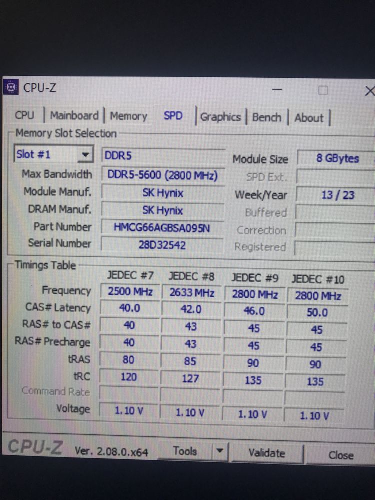 Продам память ddr5 2х8gb 5600