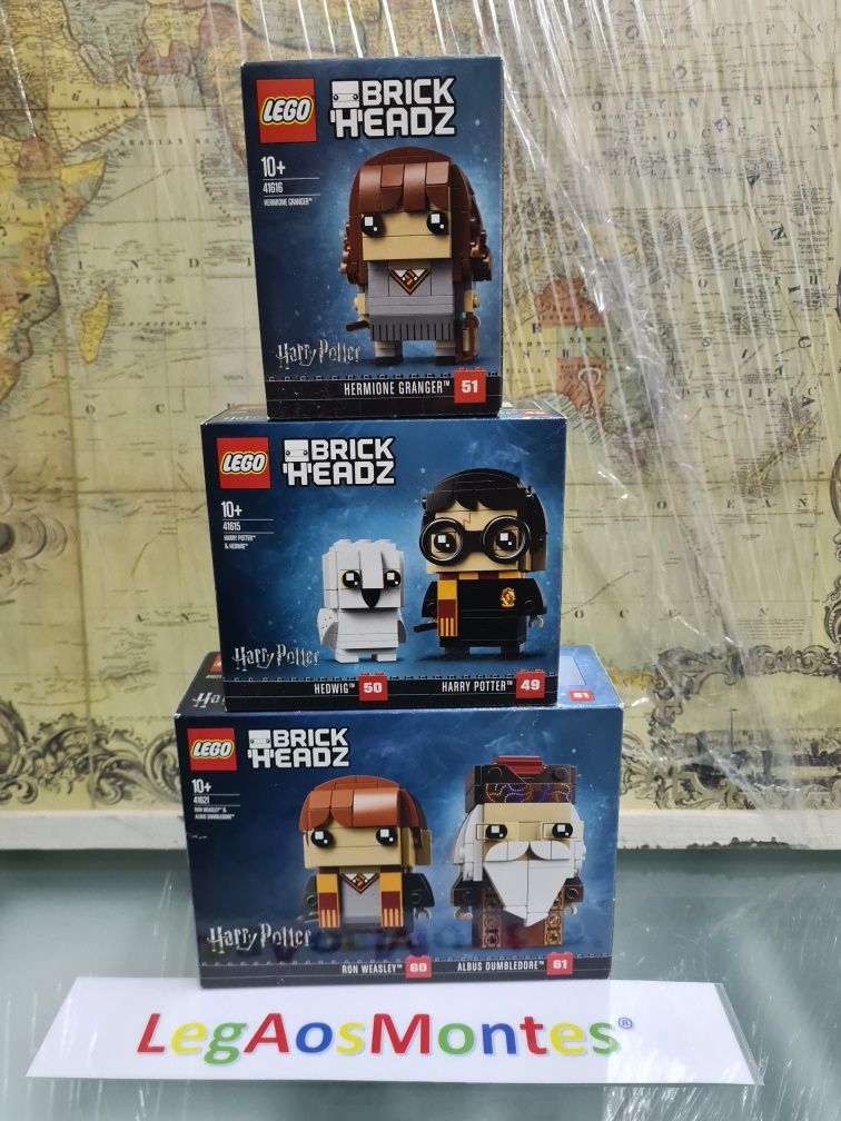 Lego Brickheadz Harry Potter 41615 / 41616 / 41621. Selados