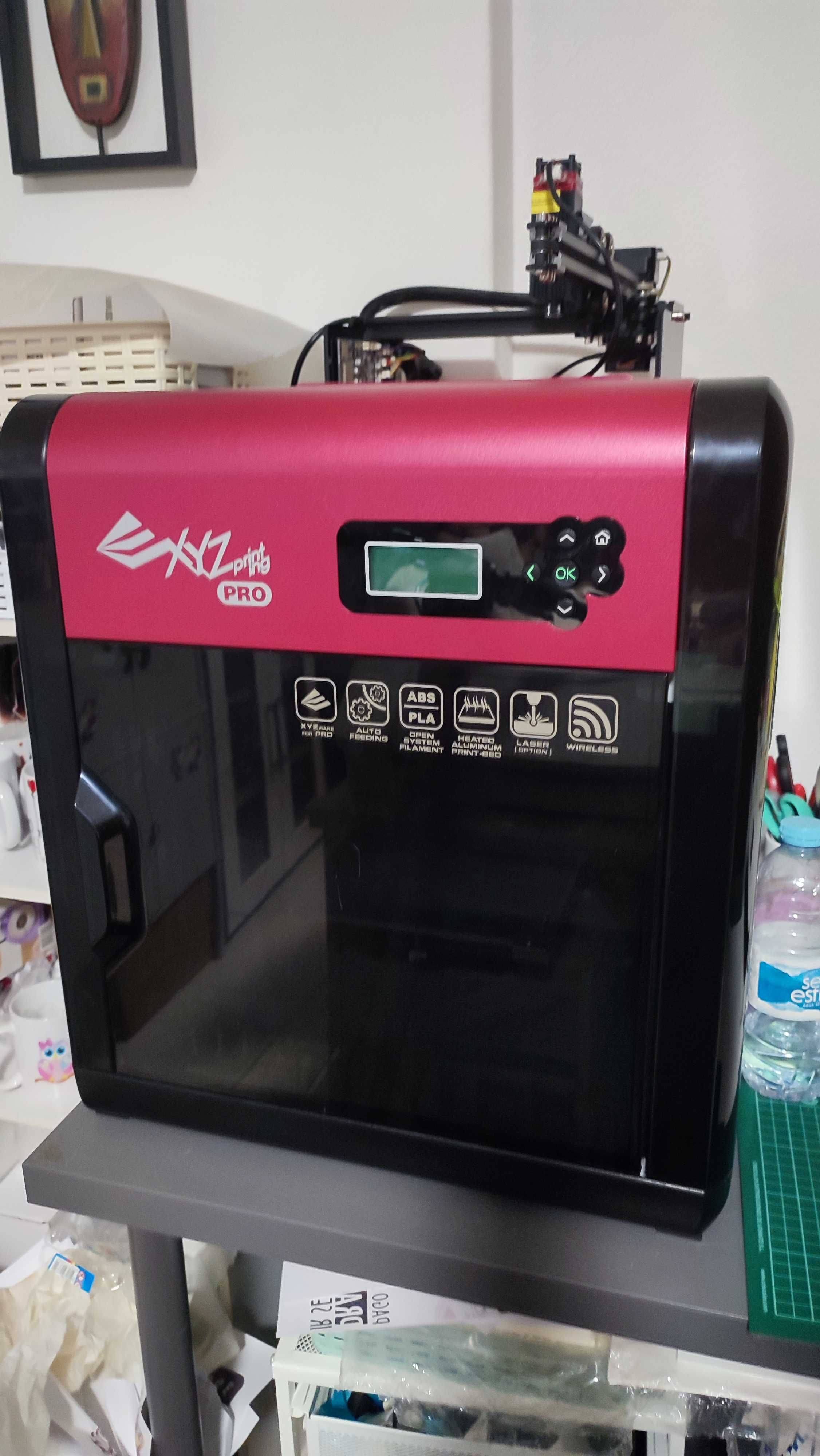 impressora 3D de filamento ABS ou PLA