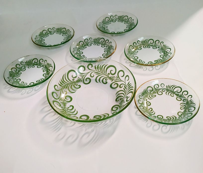 Miseczka, talerzyki, postawski pod szklanki 60-te lata