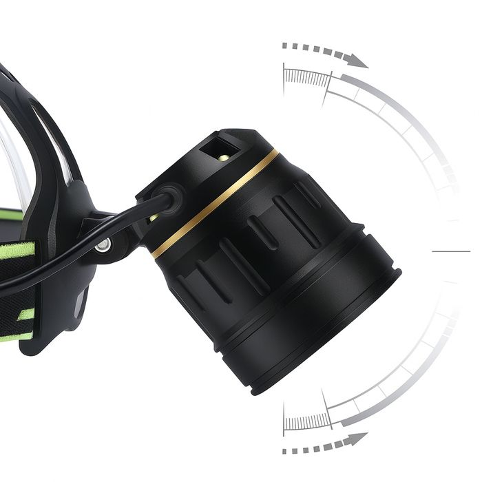 Супер потужний налобний ліхтар колекція BL-A12-3-P90, 1000 м, 3 режими