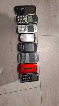 Mix zestaw telefonów Samsung Nokia i inne... cena za wszystkie