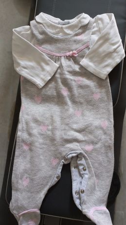 Babygrow  cinza e rosa 2-4 meses Mayoral