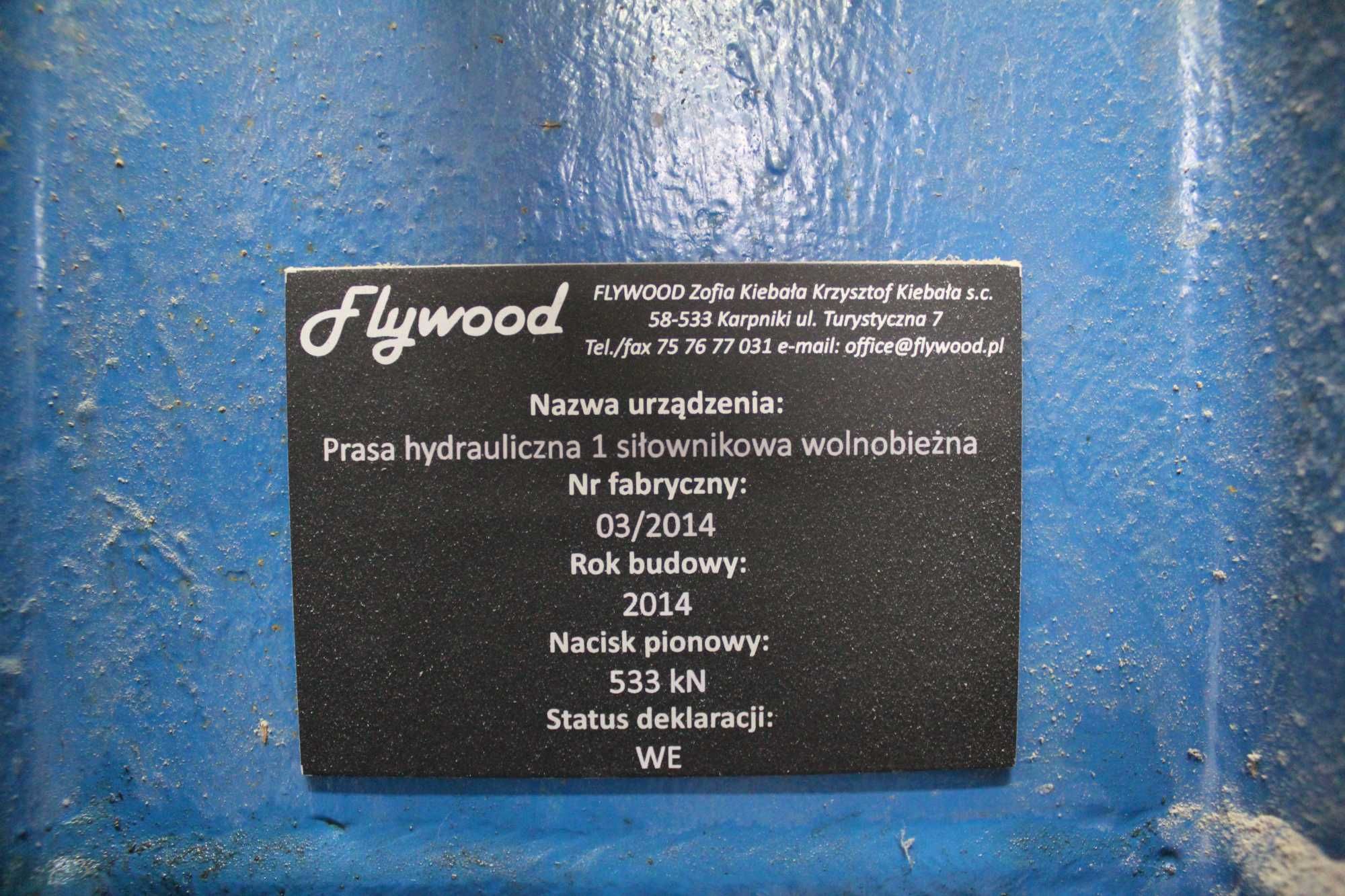 Prasa hydrauliczna z agregatem