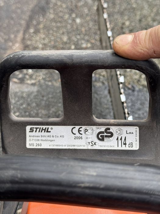 Штіль бензопила мс260