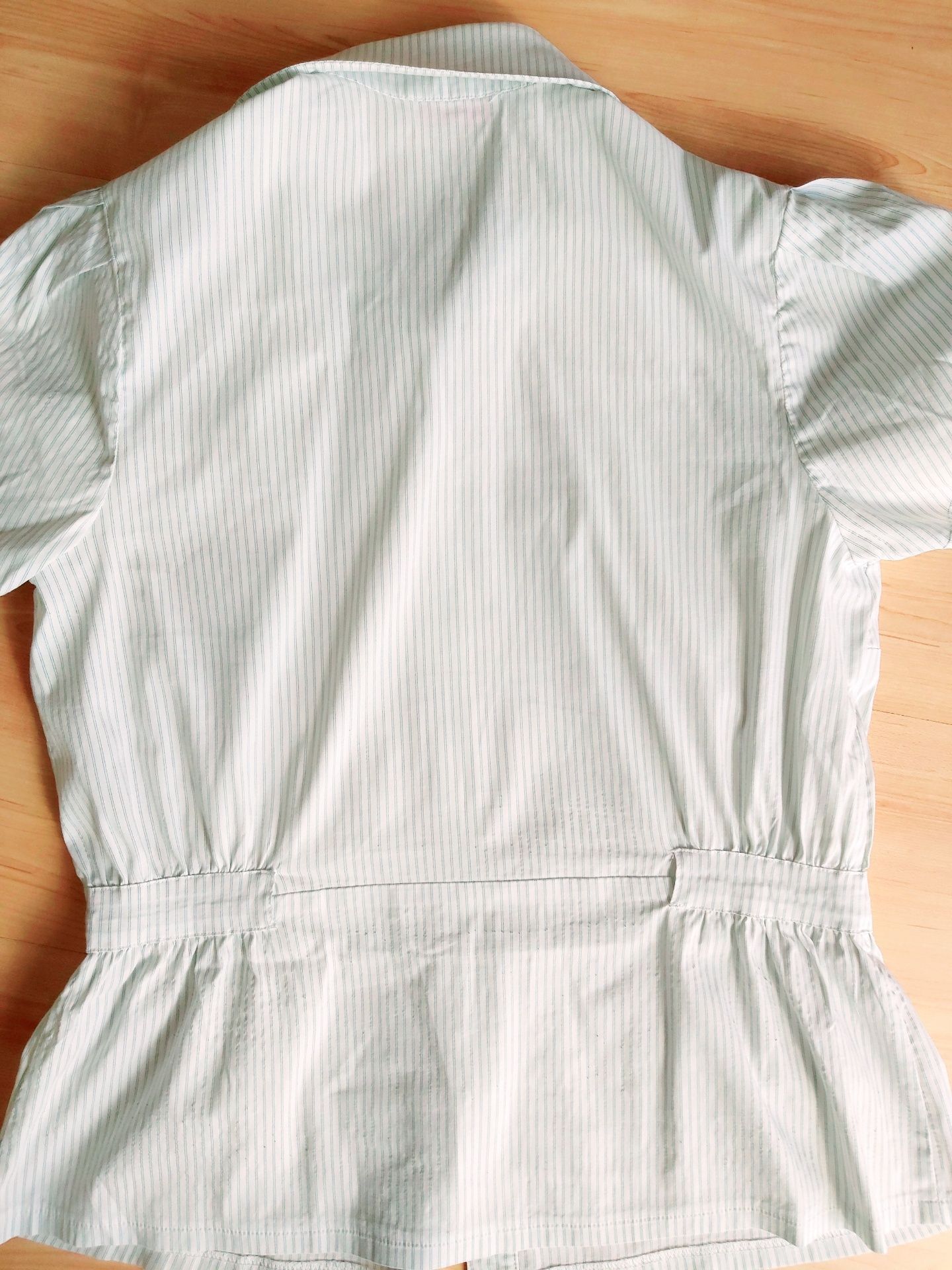 Bluzka Orsay biała turkowe paseczki 40