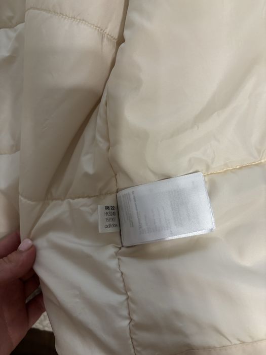 Куртка Adidas Originals жіноча/унісекс, зимова, беж (M-XL)