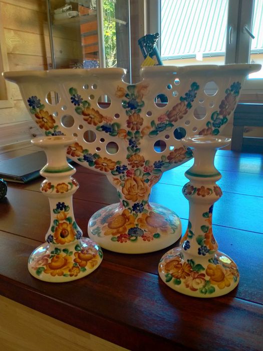 Świeczniki firmy Fajans