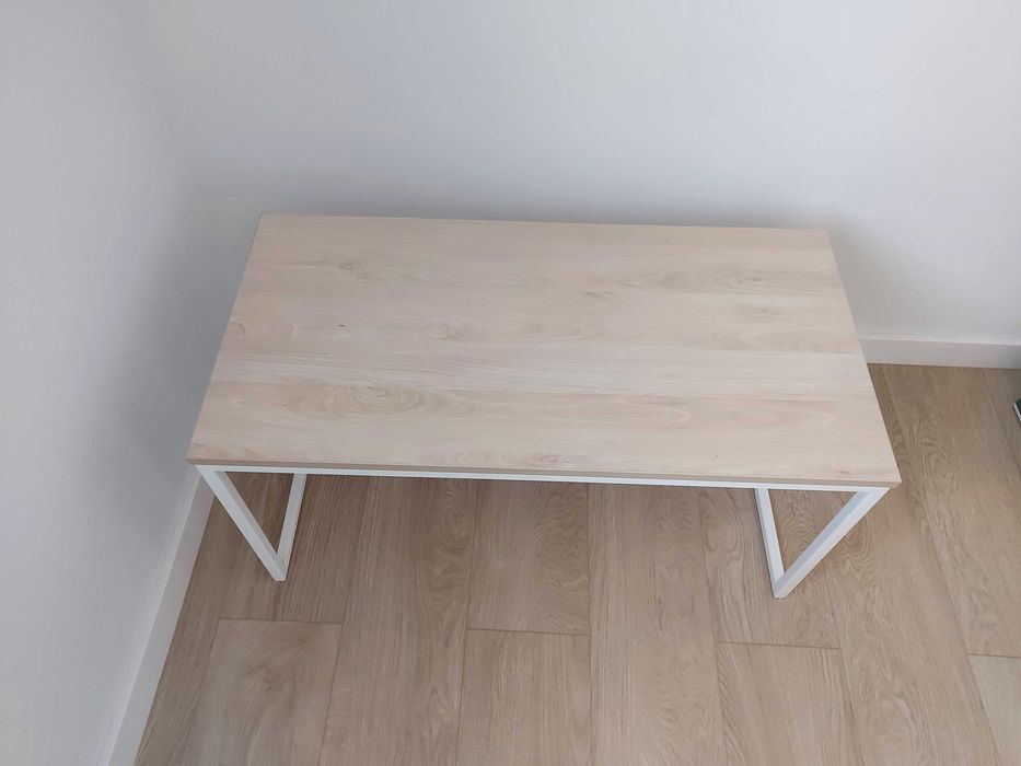 STOLIK KAWOWY biały / dąb