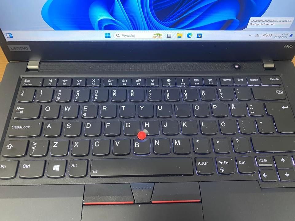 Lenovo ThinkPad T495 Ryzen 3 pro 3300u ram 8 gb ssd 256 gb