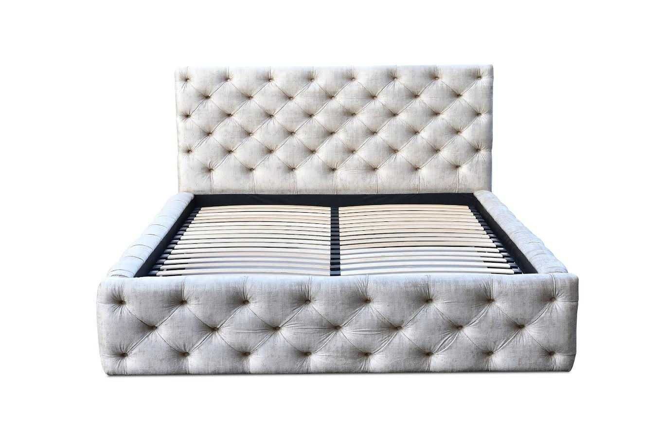 Łóżko tapicerowane pikowane CHESTERFIELD - Mafera 11 - MEGA PROMOCJA