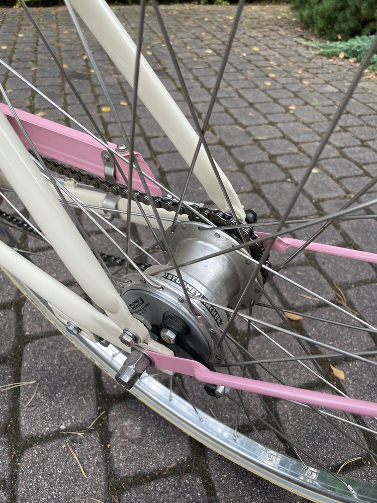 Rower Pashley Sonnet 20,5” limitowany ivory-pink