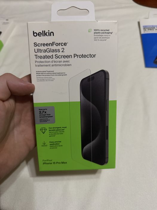 Película Belkin UltraGlass 2 - Blue Light tratamento