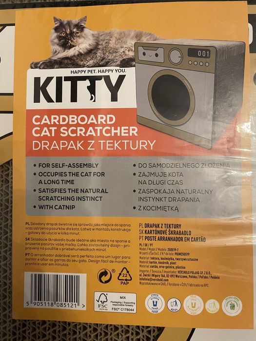 Drapak dla kota pralka nowy