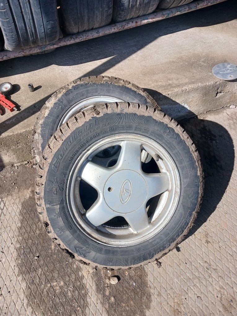 Диски Ваз 4*98 с резиной 185/65r14