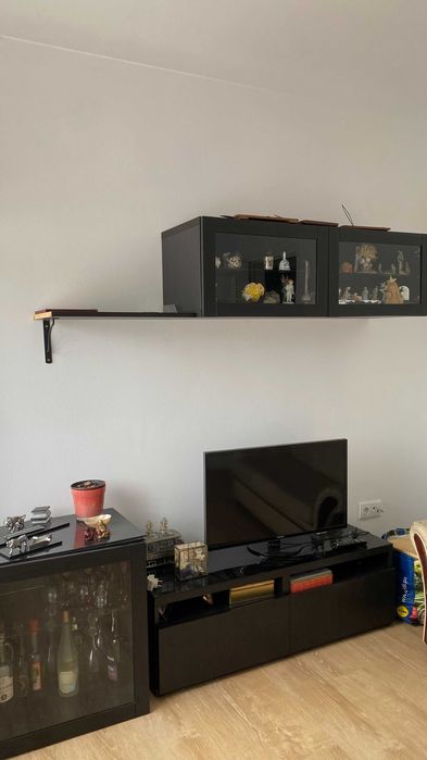Móvel sala ikea em preto Gama Besta
