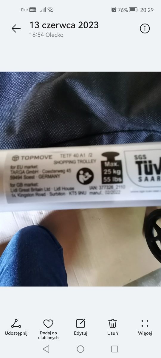 Torba podrużna  TOPMOVE