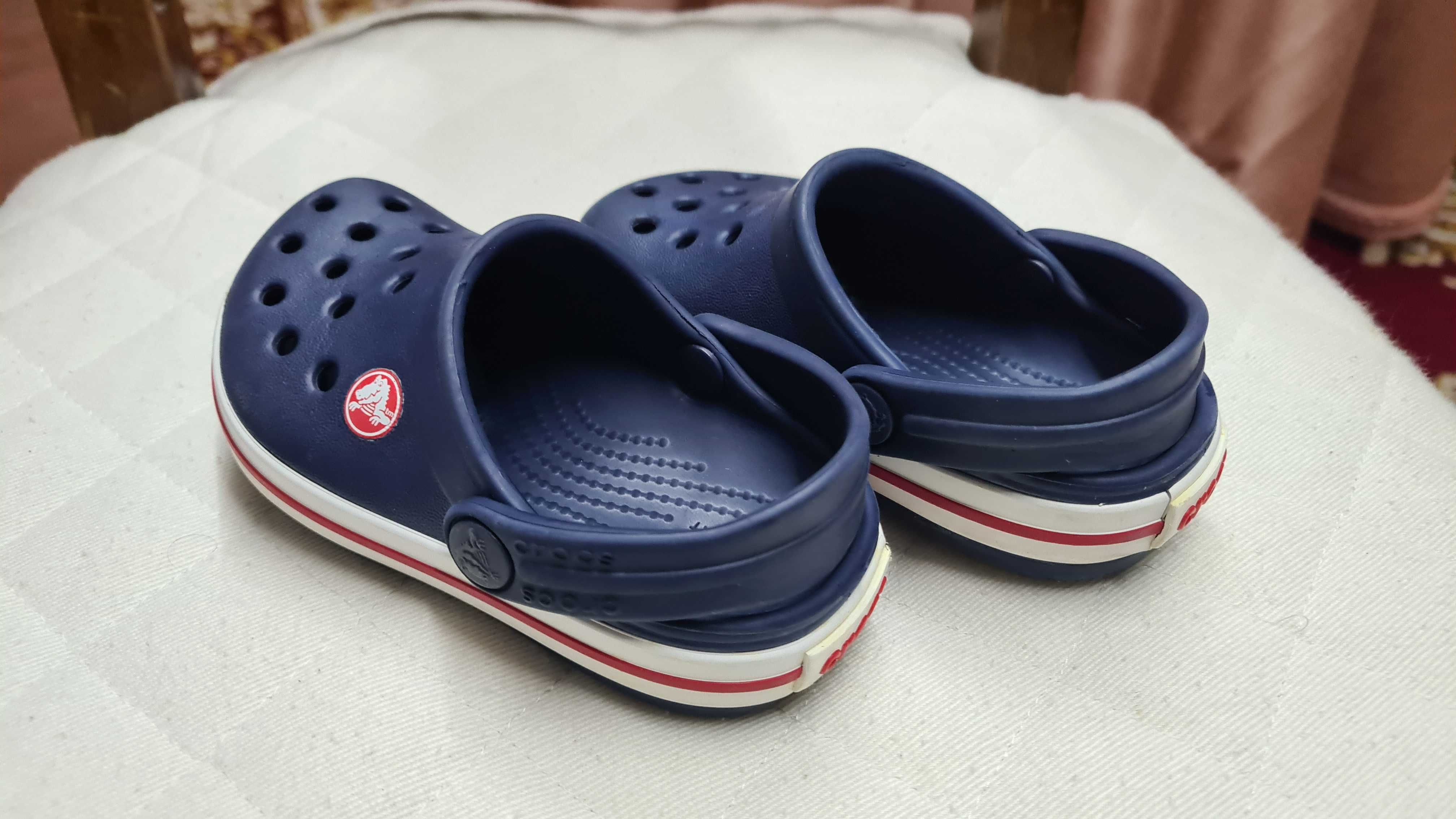 Sandálias de Criança Crocs Crocband Clog Navy-Red - Tam. 20-21
