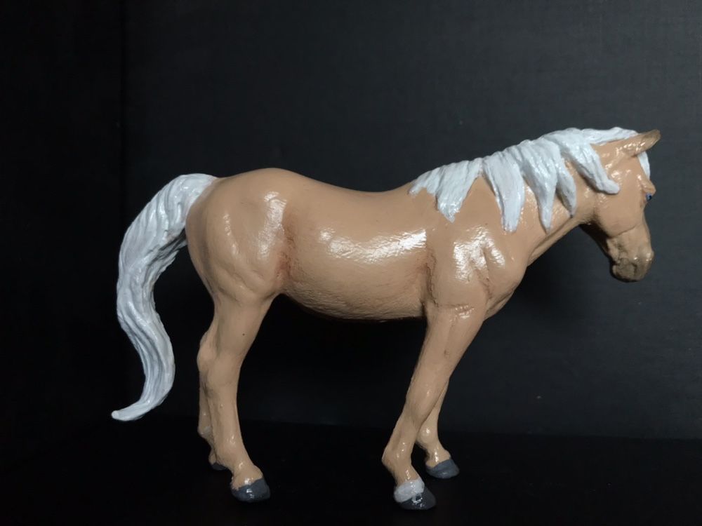 Klacz koń Collecta custom rasy Camargue