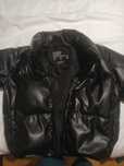 Casaco cropped preto
