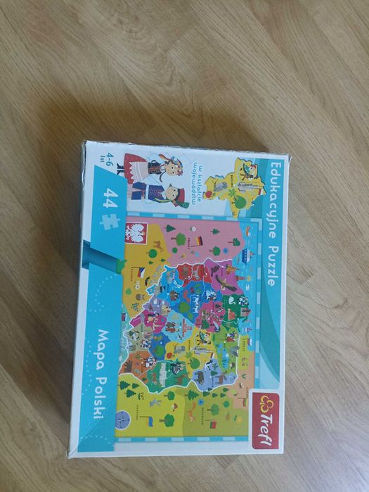 Edukacyjne Puzzle Mapa Polski