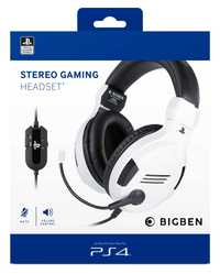 BIG BEN Słuchawki do konsoli PS5 PS4 - kolor biały
