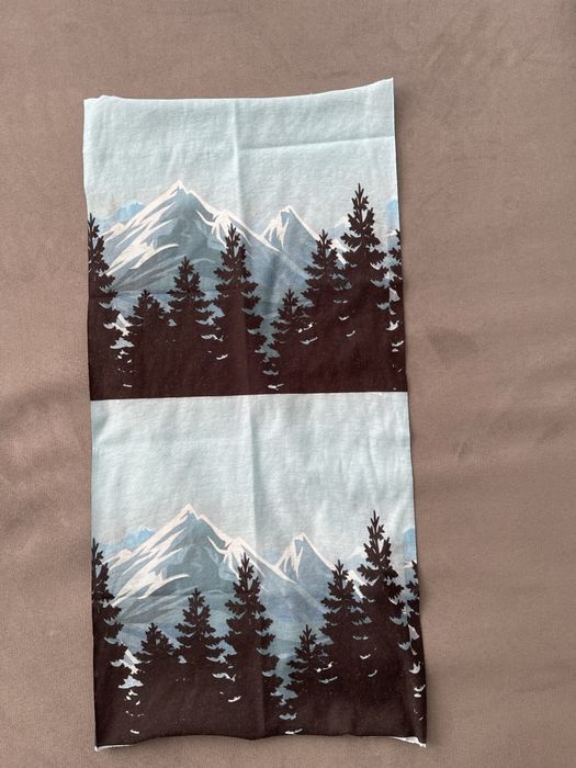 Бафф на шию блакитний новий