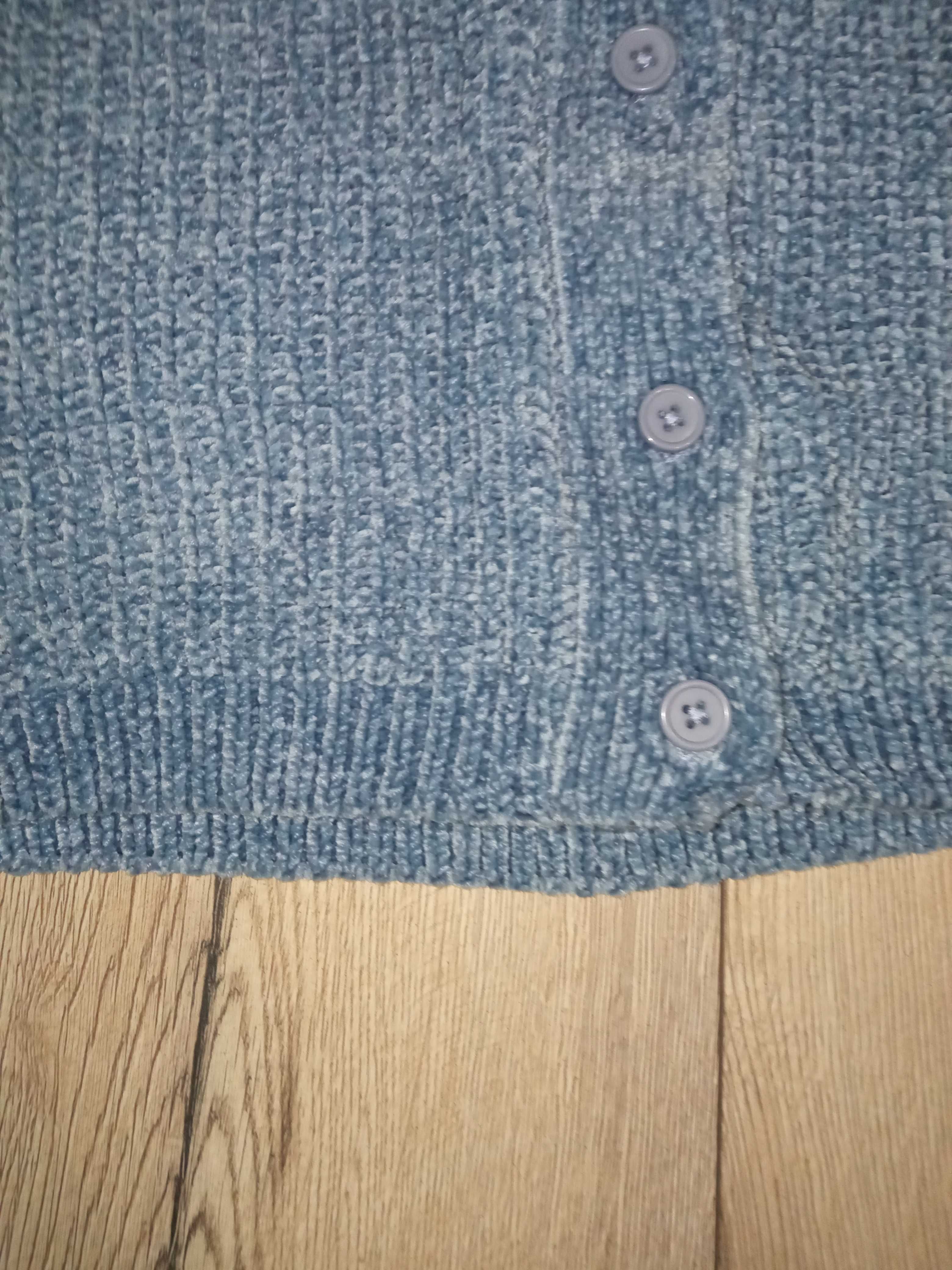 Piękny niebieski sweterek r 158/162