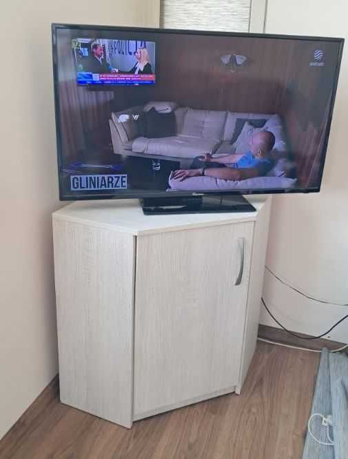 Komoda, szafka narożna, regał narożny 2 szt. z drzwiami i szufladami