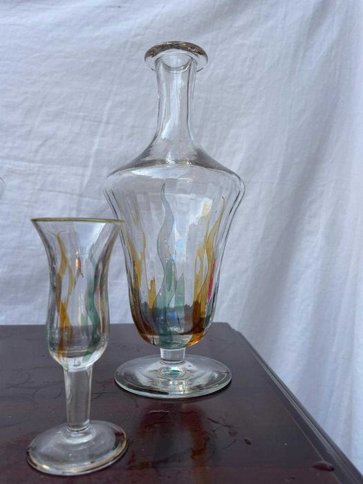 Vendo conjunto de copos de vidro