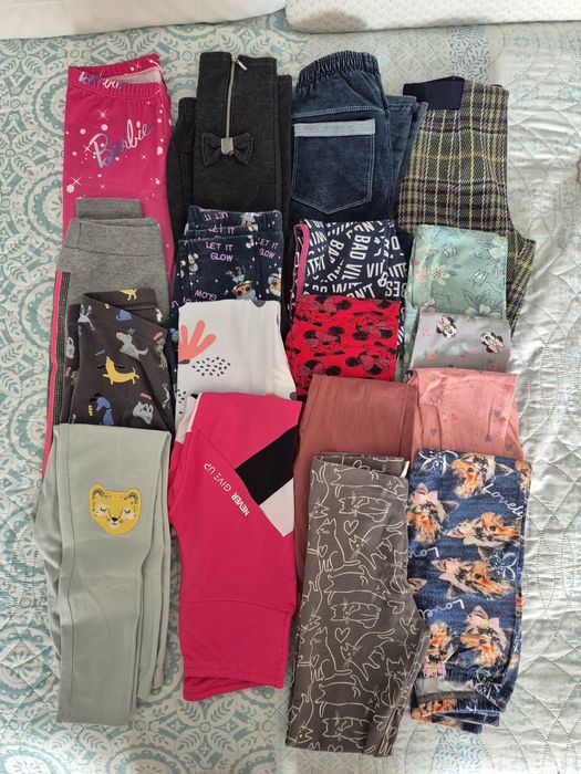 Mega paka ubrań Coccodrillo,smyk itp.dla dziewczynki 128cm. Super stan