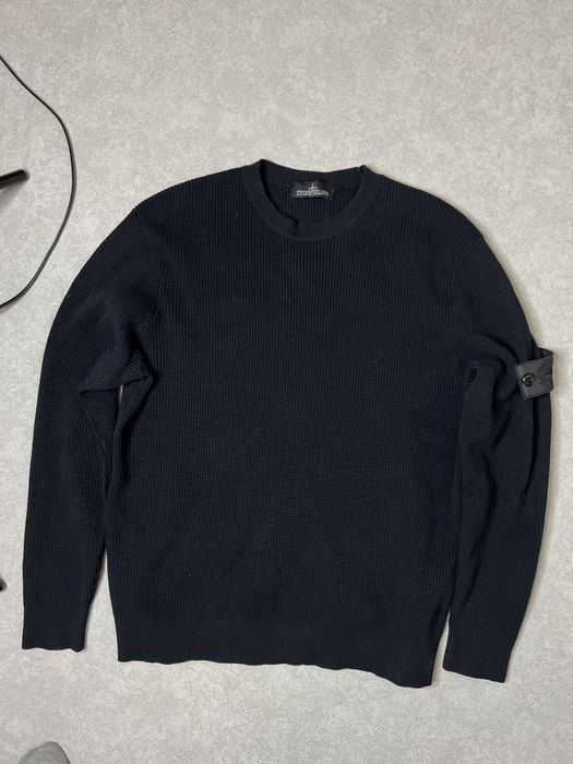 Свитер вязаный кофта Stone Island Shadow Project оригинал винтаж L