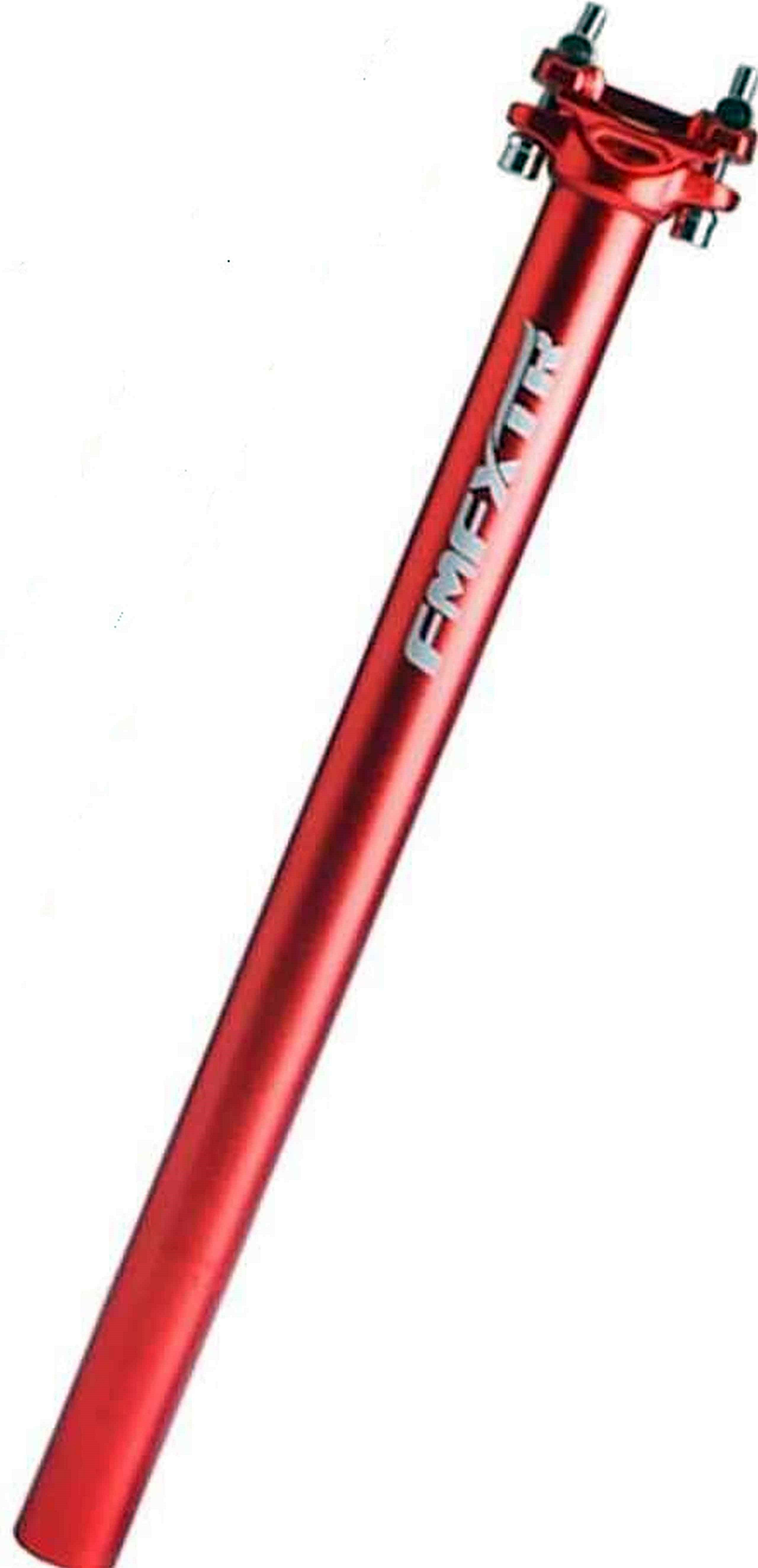 FMXTR Sztyca Aluminiowa 30,9 x 400mm Jarzmo na Dwie Śruby 315g RED