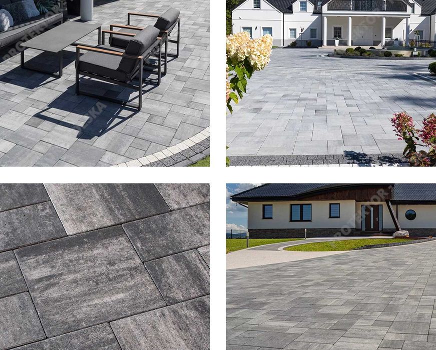 kostka brukowa VISIO BRUK-BET podjazd plac taras parking chodnik dom