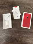 Оригинальные кабель, блок зарядки и наушники Iphone 8 plus Red
