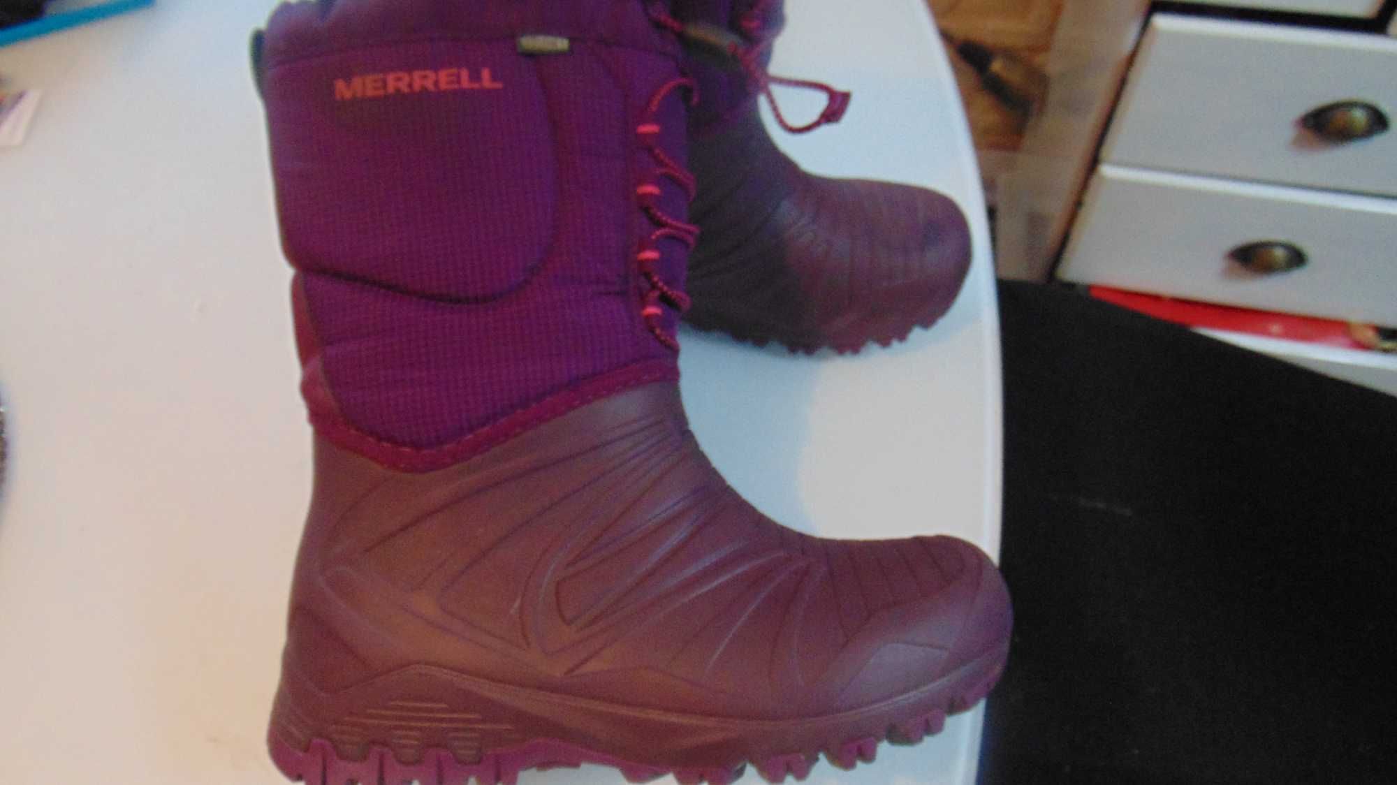 merrell select DRY thermolite roz uk2 eur34 świetne śniegowce