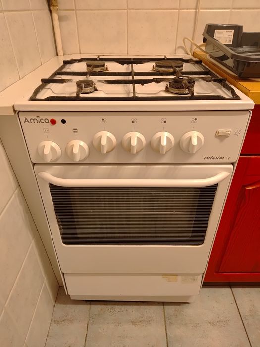 Kuchenka gazowa z piekarnikiem elektrycznym Amica Exclusive i