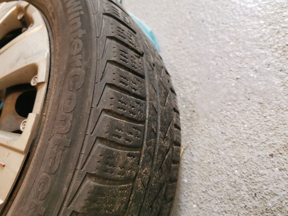 Koła zimowe 205/55/16 5x112 na felgach stalowych - komplet