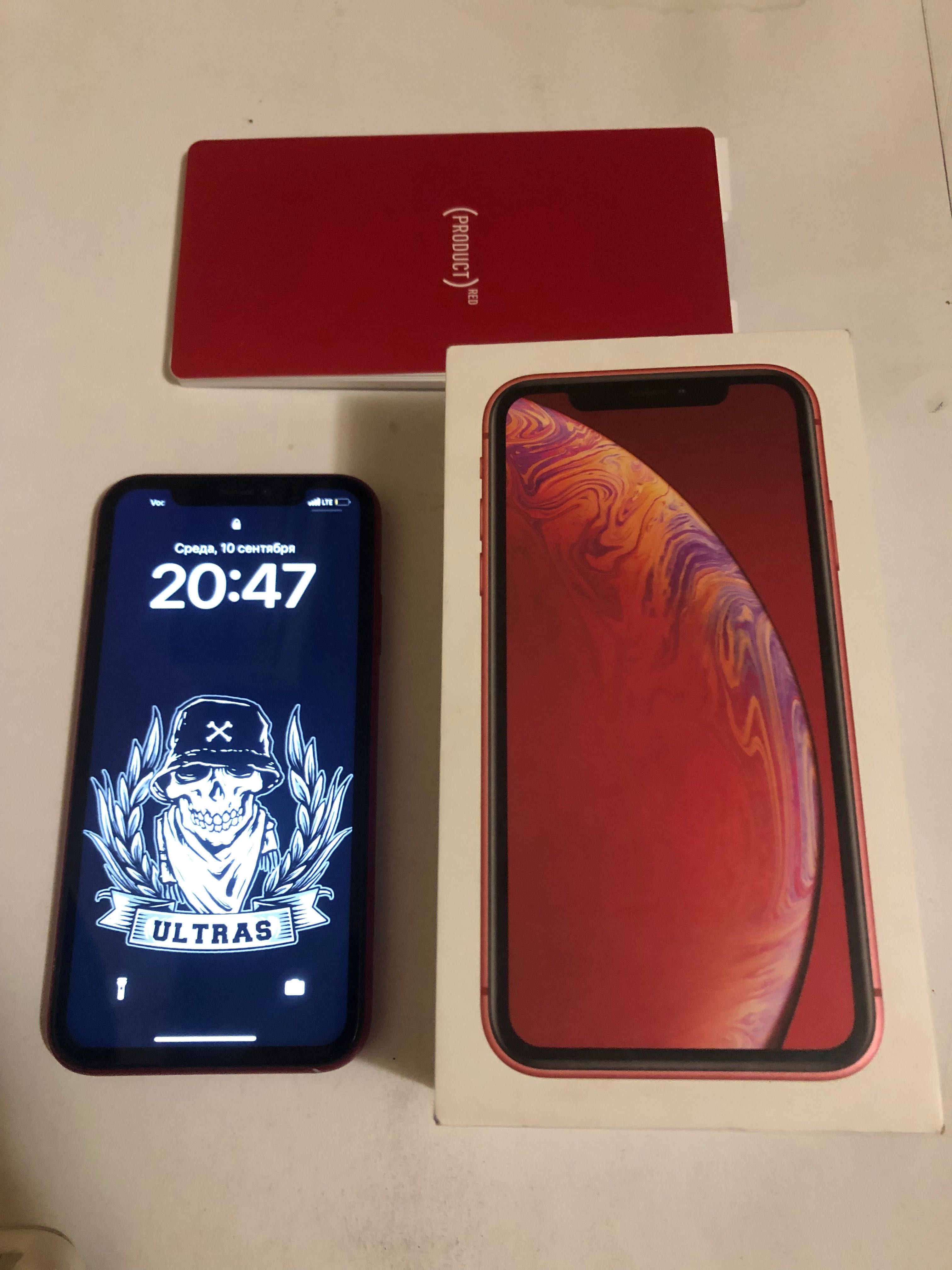 iPhone XR red product