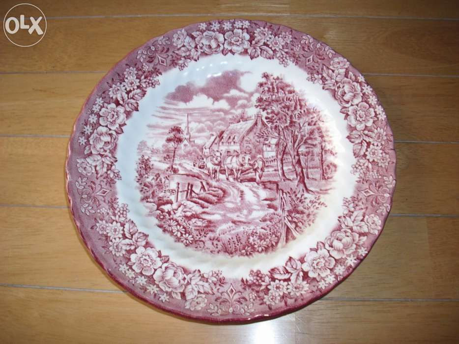 Prato Pintado à Mão - Made in England